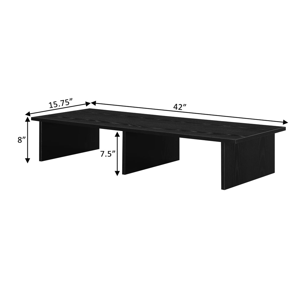 Black TV/Monitor Riser P507