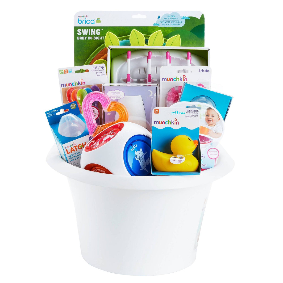 Pink Baby Gift Basket B293775