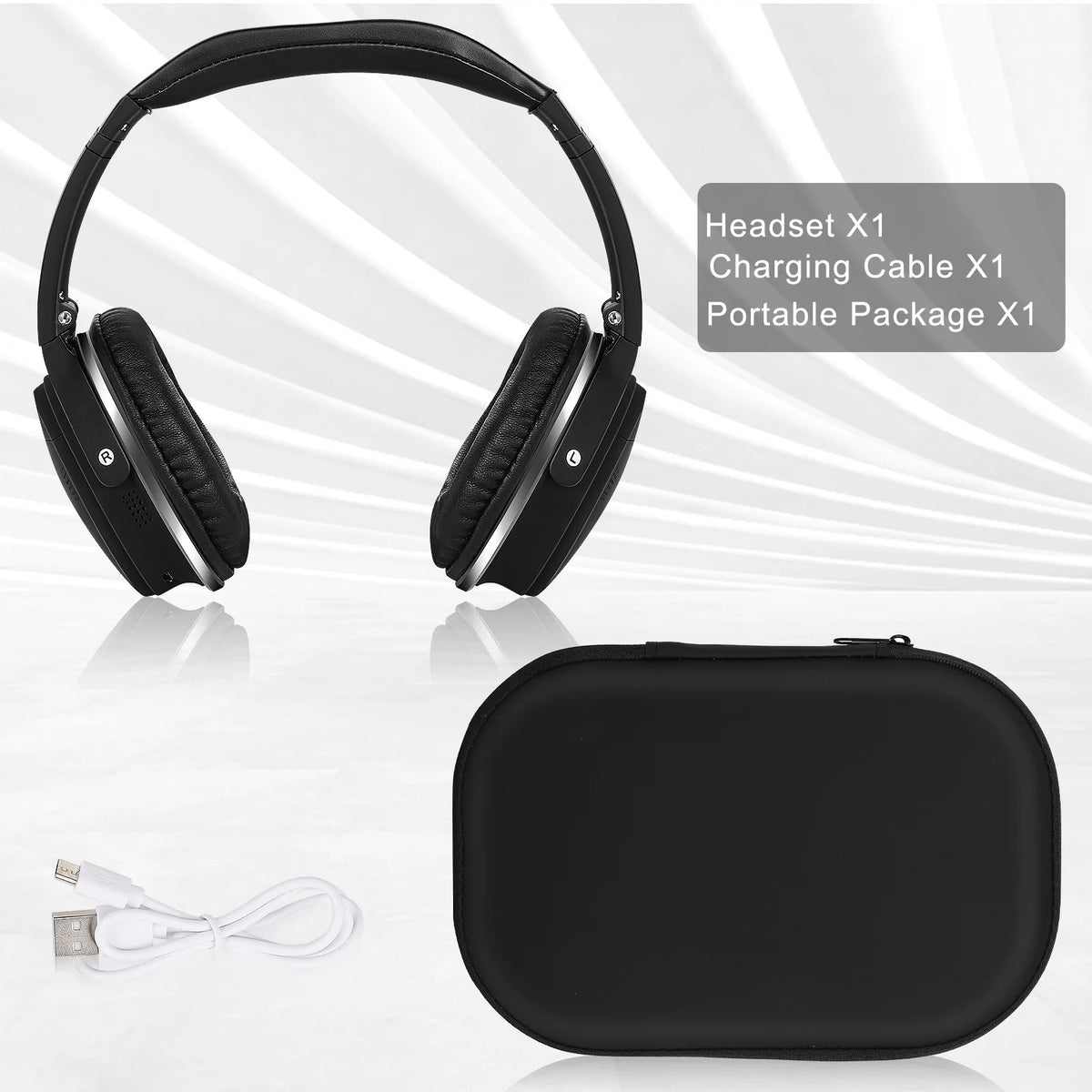 Wireless Bluetooth Over The Ear Headphones with Mic G64186