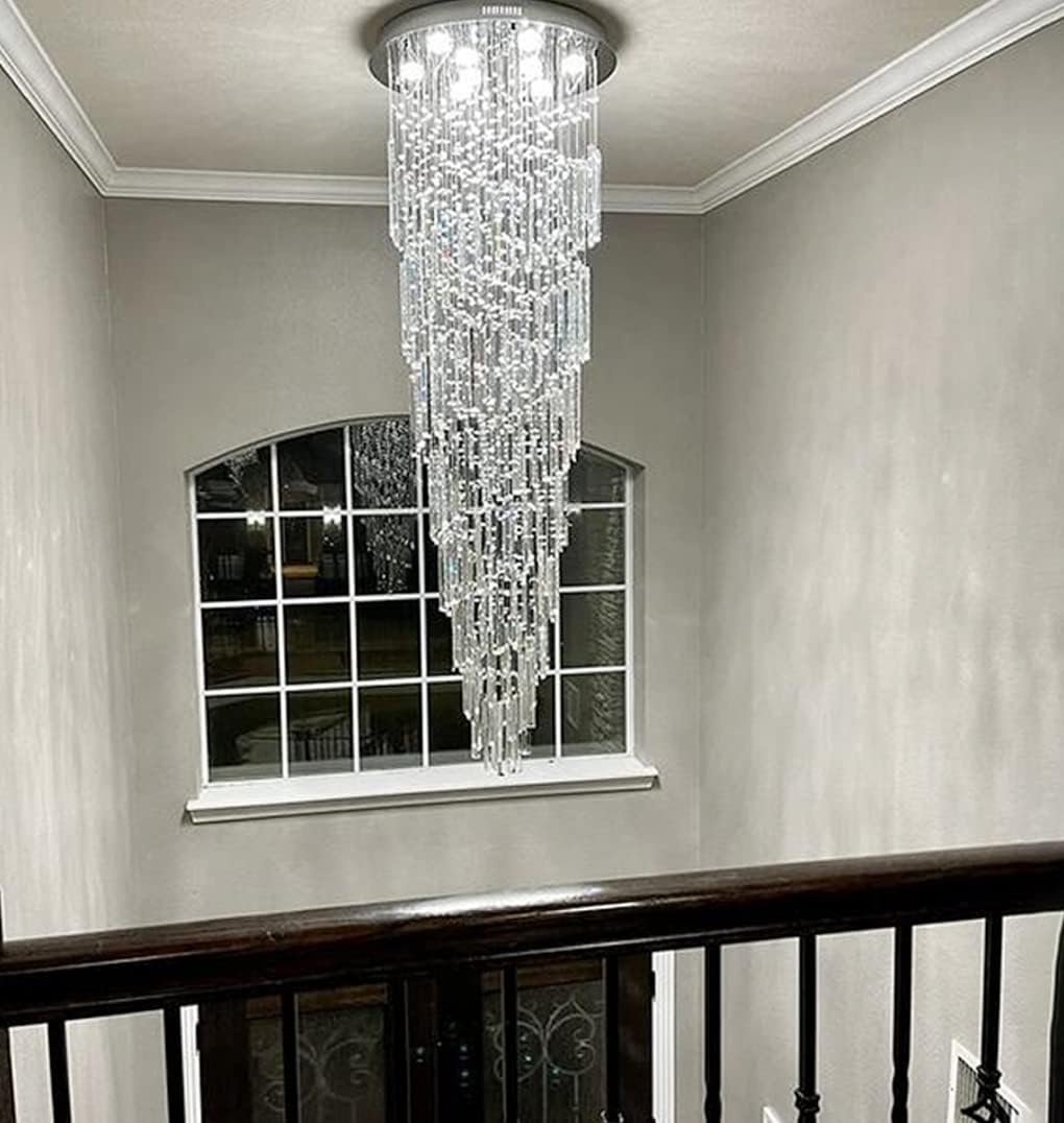 Crystal Chandelier for High Ceiling Z390242