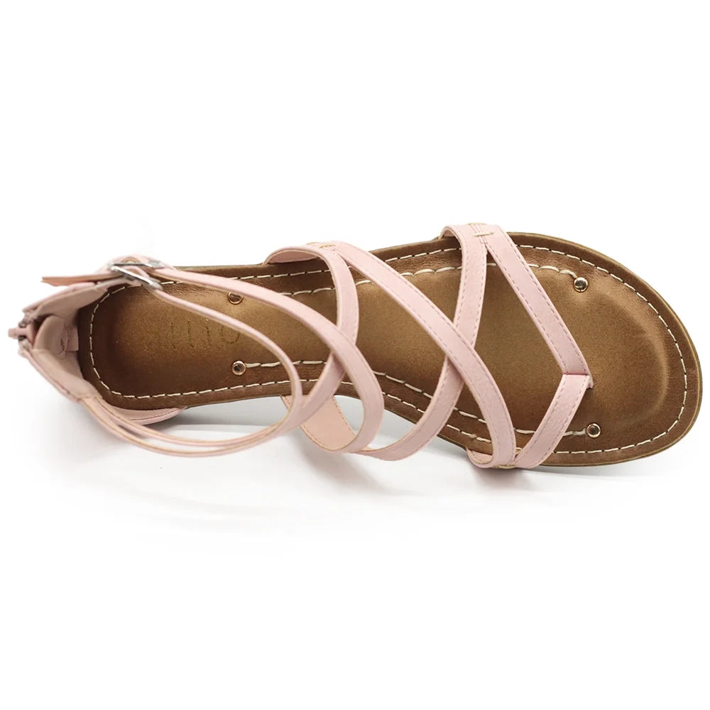 Gladiator Strap Flat Zori Sandal G494