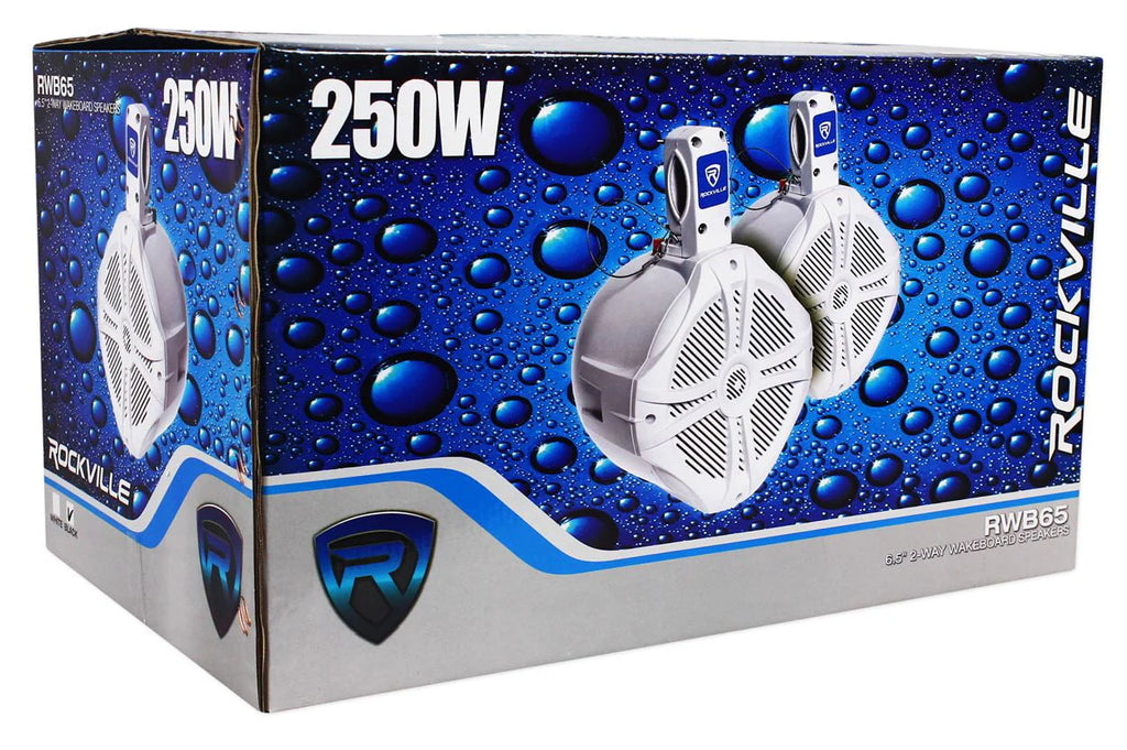 6.5 Black Marine Wakeboard Tower Speakers Y122180