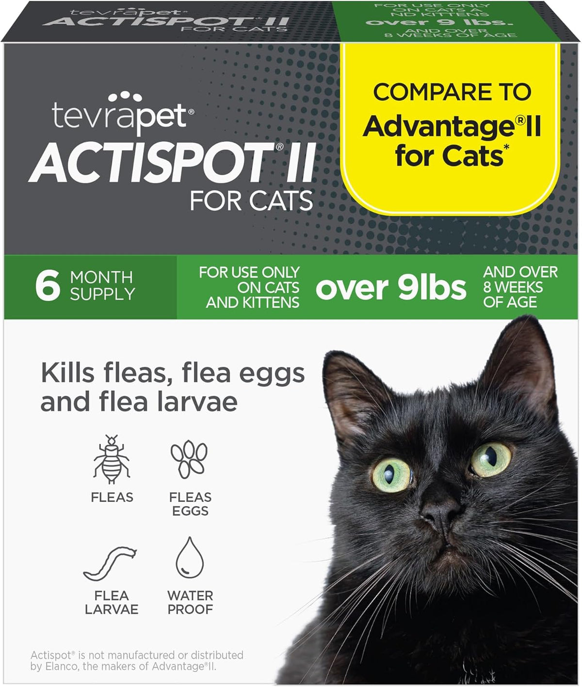 6 Doses Flea Treatment for Large Cats 9+ lbs P54082