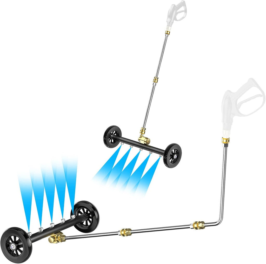 18 Inch Pressure Washer Water Broom with 3 Extension Wand A974933
