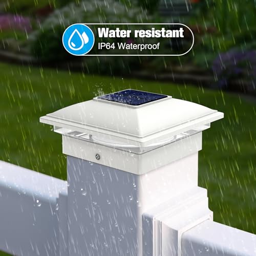 12pack Solar Post Cap Light for 4x4 5x5 6x6 Wooden Vinyl Post I193