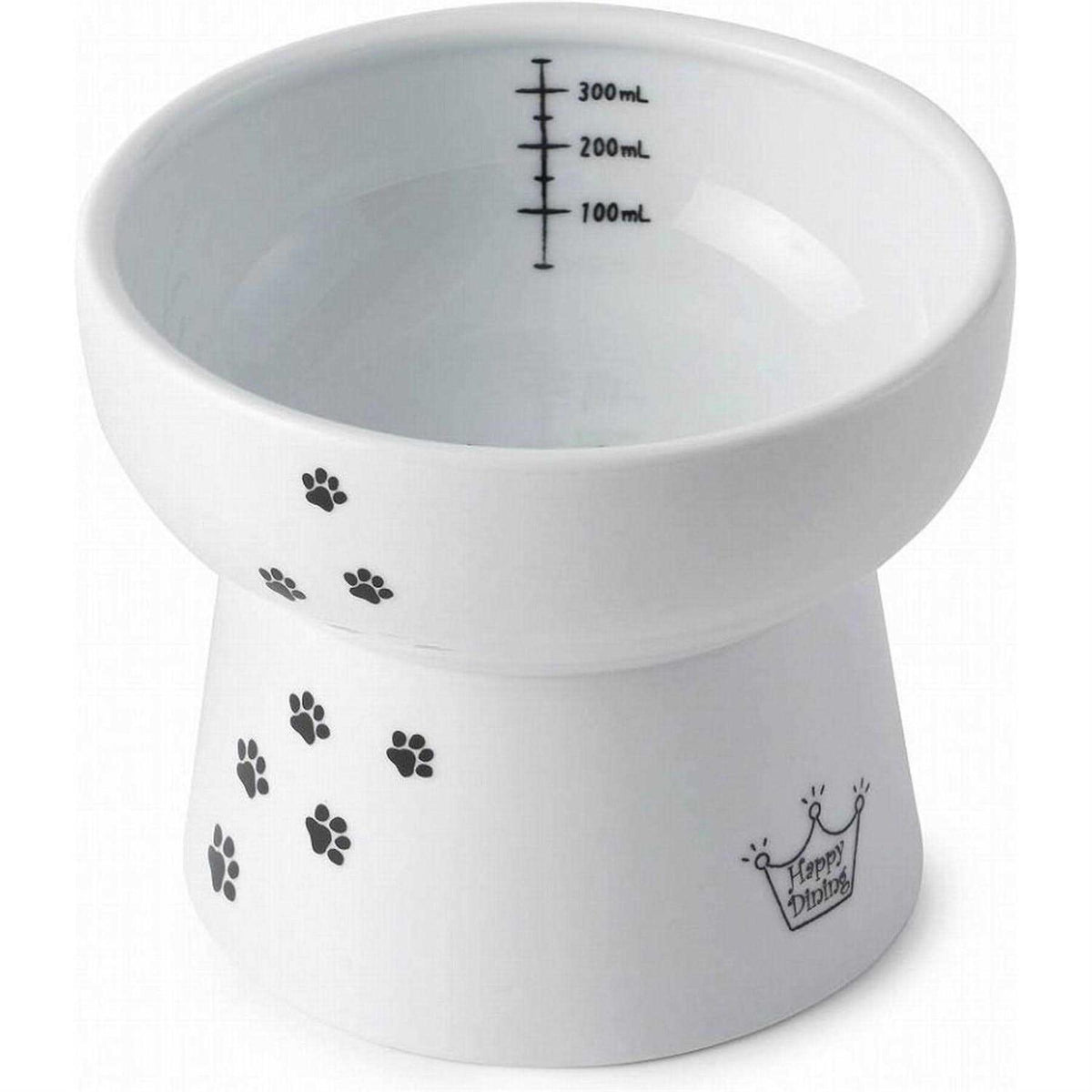 Raised Cat Water Bowl with Measurement Lines A22167