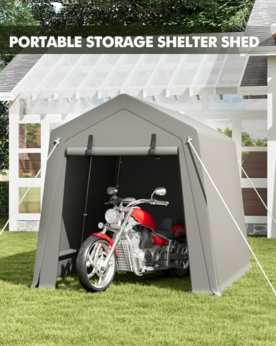 6x8 FT Waterproof Portable Storage Shed P716