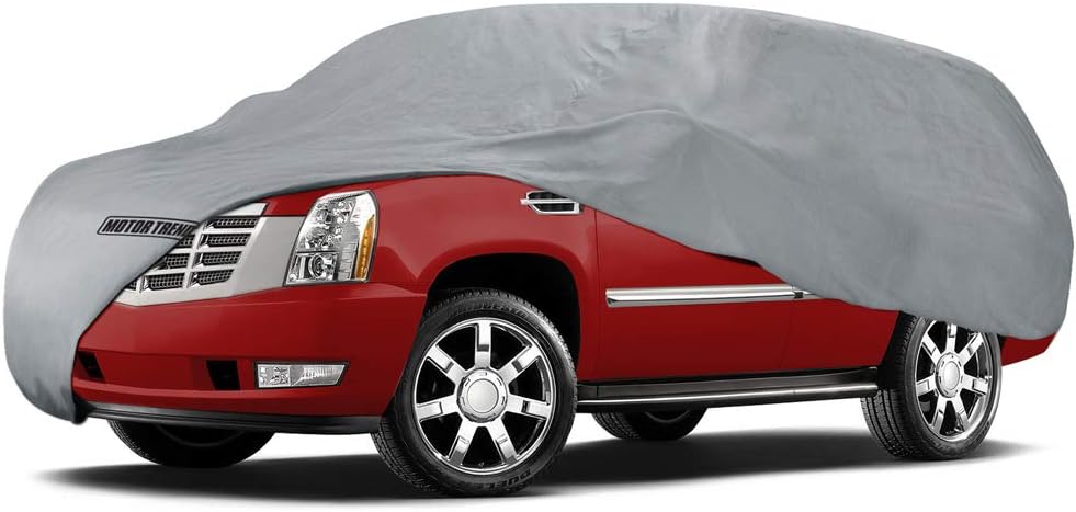 4-Season Waterproof UV Protection Car Cover for Vans SUVs Crossovers P465