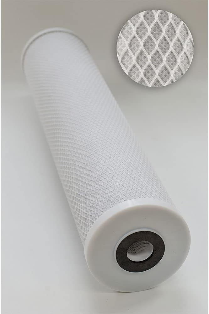 20-Inch 10 Micron Carbon Block Water Filter Cartridge 2-Pack G263
