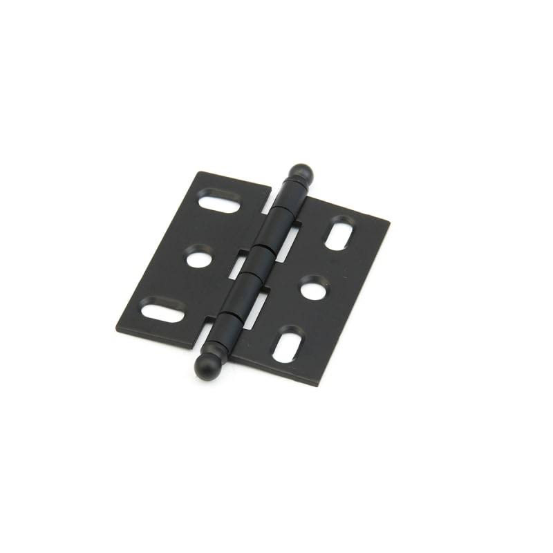 Solid Brass Inset Butt Cabinet Hinges Matte Black E670