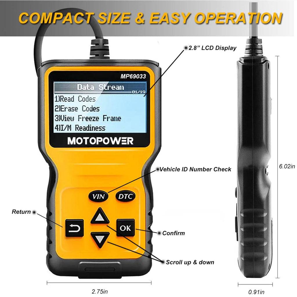OBD2 Scanner Car Diagnostic Scan Tool I72689