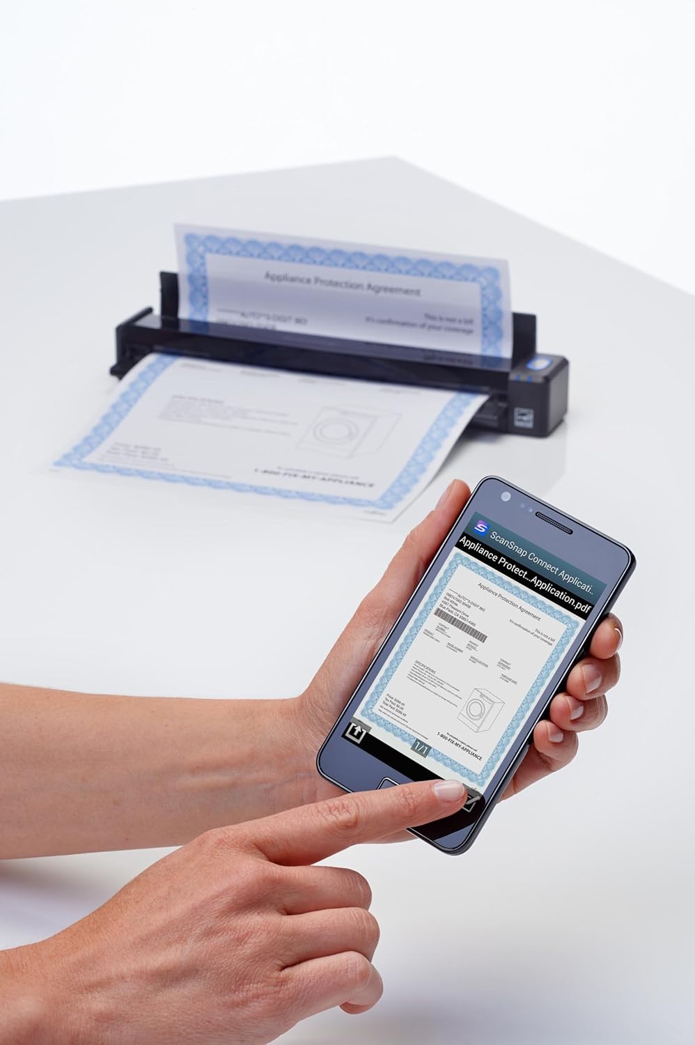 Black Wireless Mobile Portable Scanner S92469