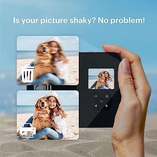 2-in-1 Instant Camera and Photo Printer with 60 Sheets Cartridge Q1670