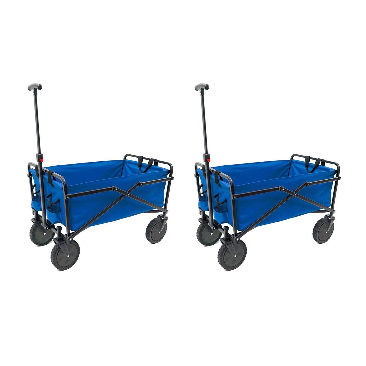 Heavy Duty Compact Folding Outdoor Utility Cart 2 Pack D7410