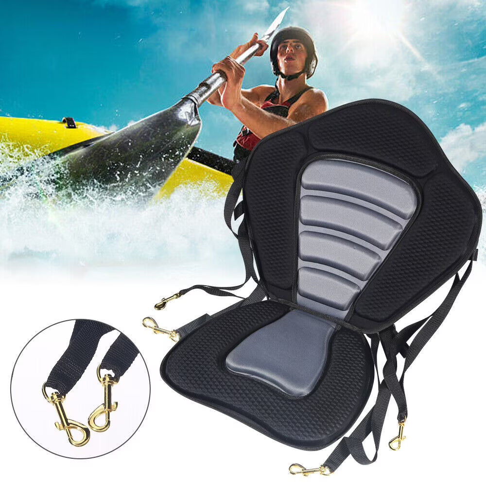 4 Adjustable Polyester Padded Kayak Seats G124638
