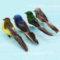 Mini Fake Birds Artificial Feather Foam Doves Wedding Garden Decoration Ornament E4541