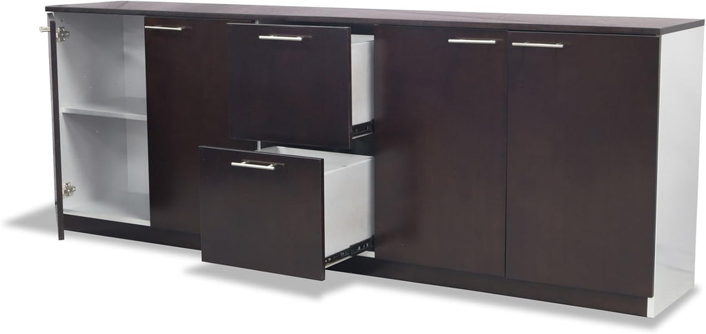 Polished Walnut Cabinet Credenza F501