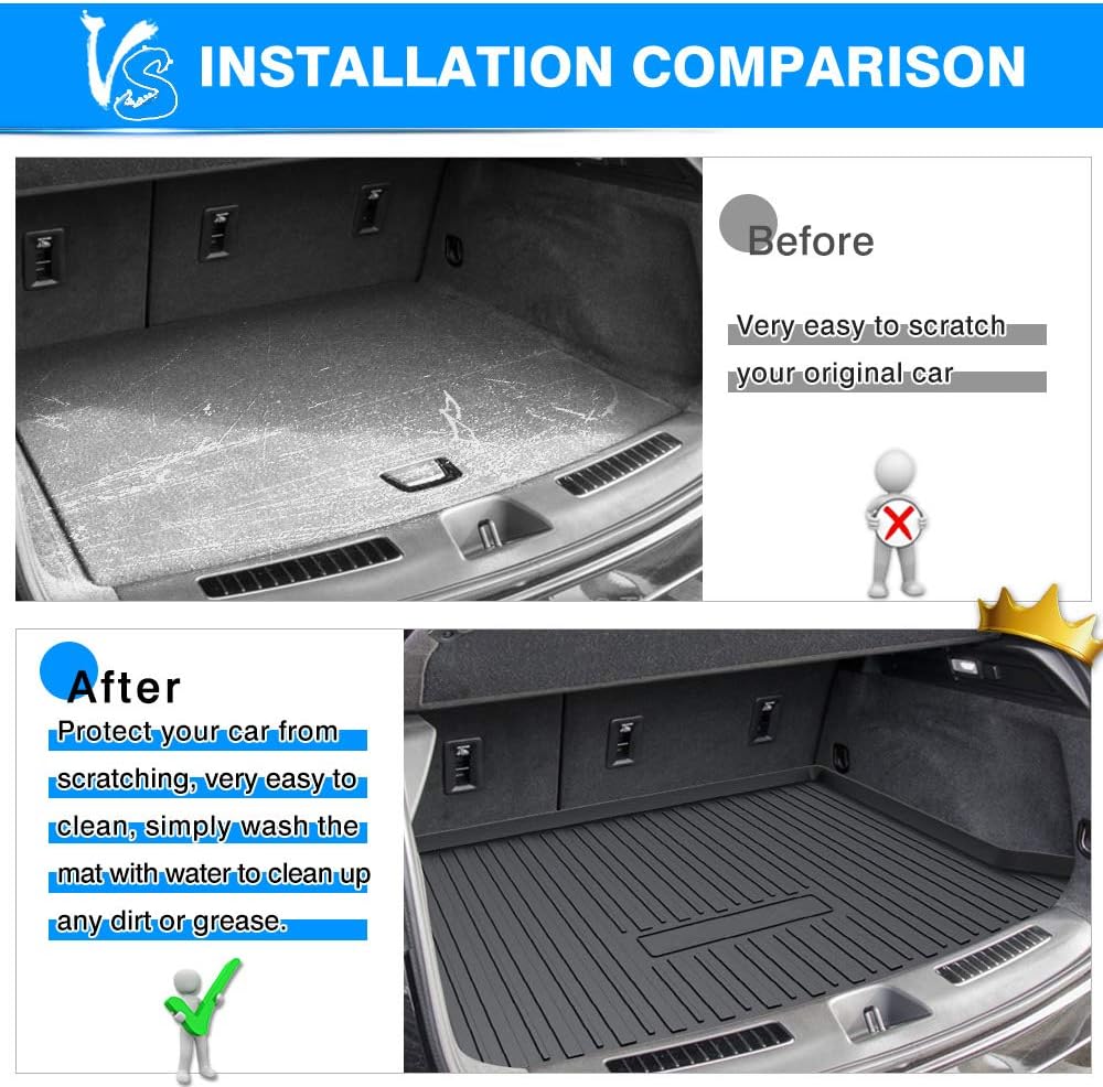 Custom Fit Cargo Liner Trunk Mat for Cadillac XT4 Y861