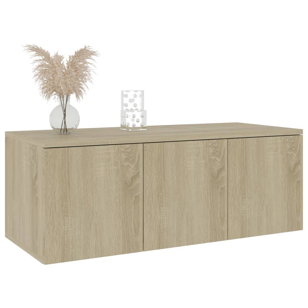 High Gloss White Chipboard TV Cabinet A49206