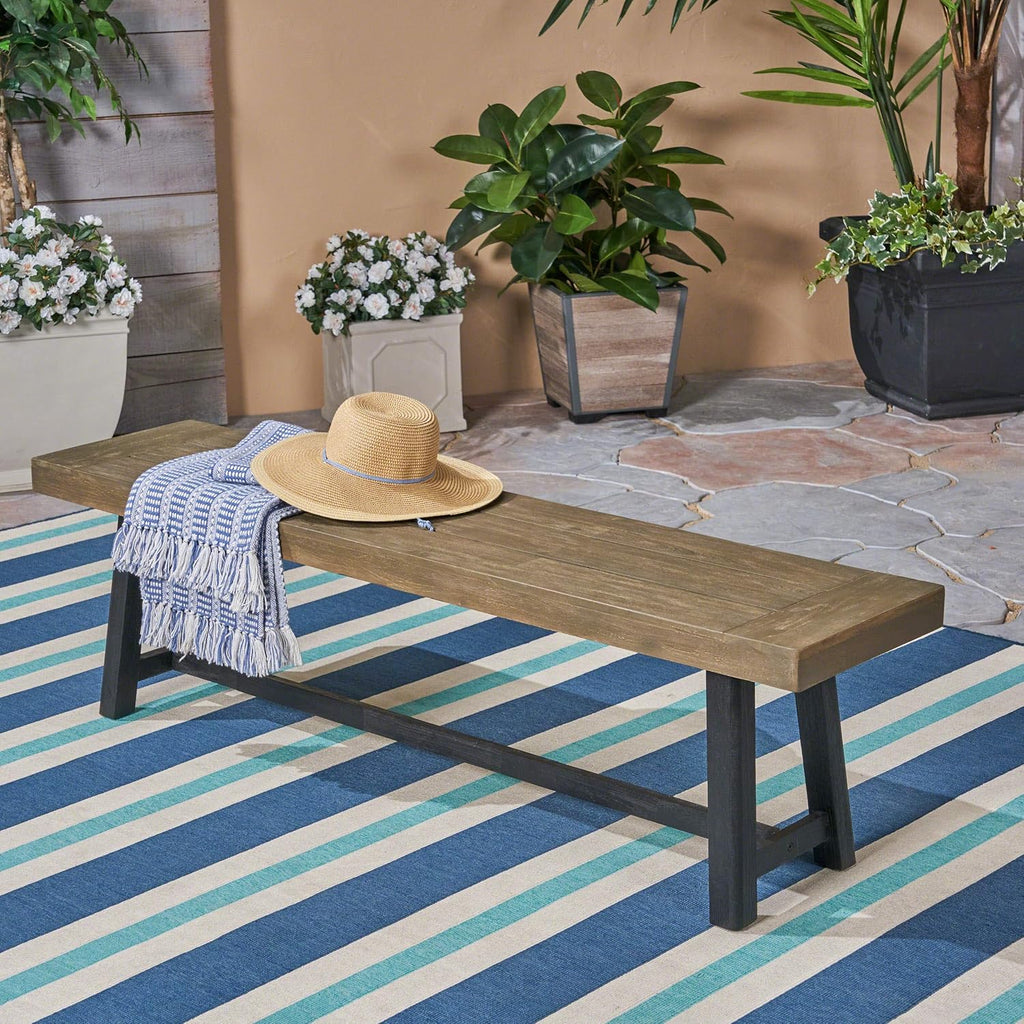 Acacia Wood Bench X4469