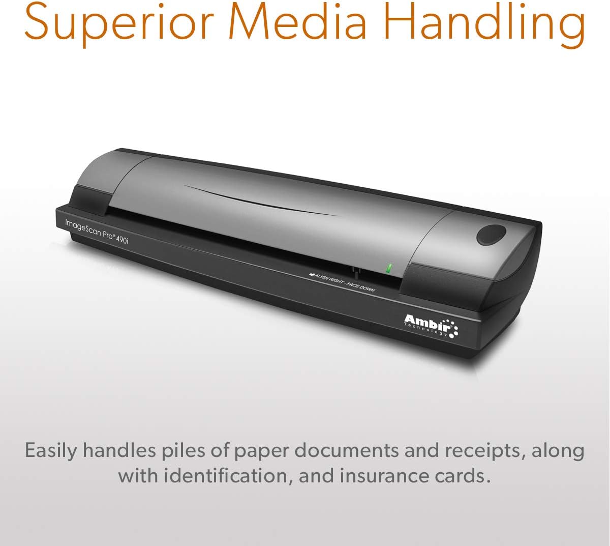 Duplex Document and Card Scanner Z414589