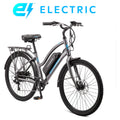26 Low Step Cruiser Electric Bike 7 Speeds 250w Black U8036