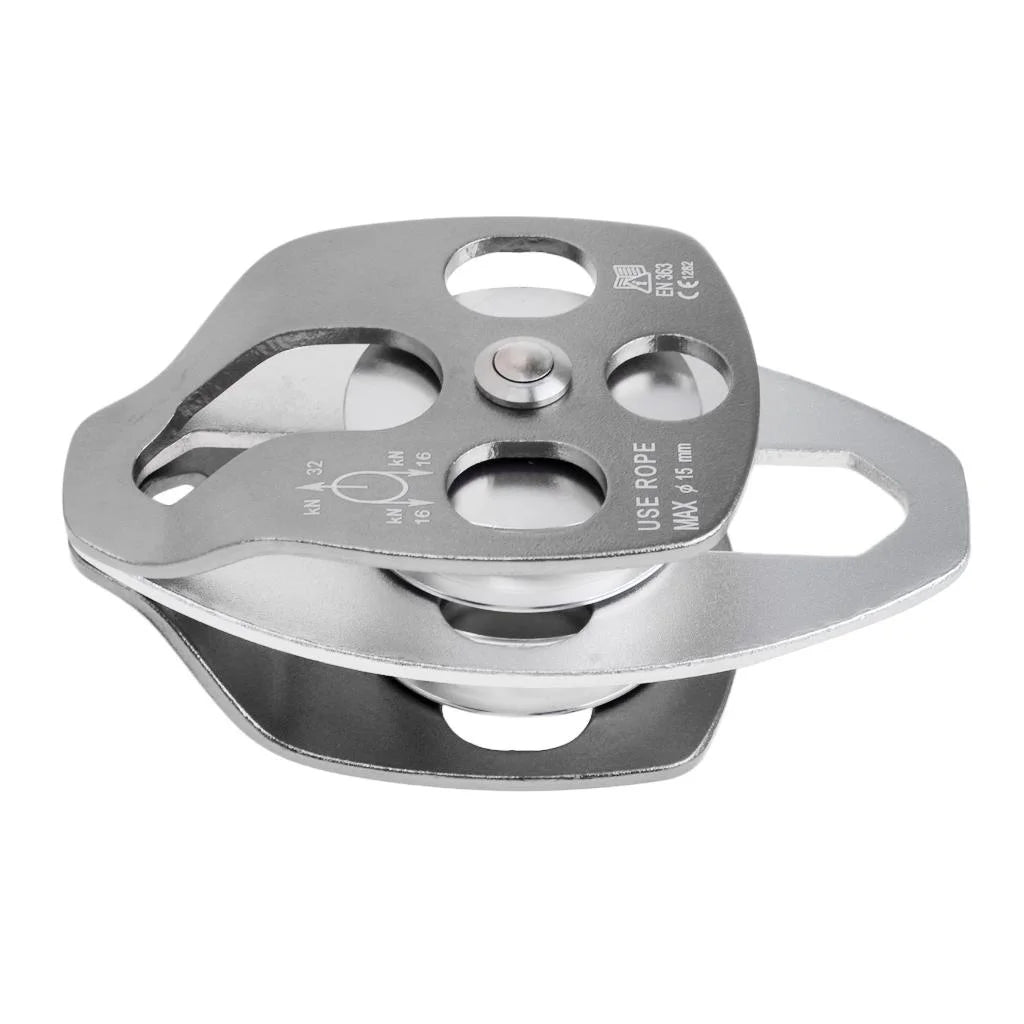 Double Pulley For Hauling System Climb Dragging Tree Arborist Caving H869
