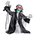 Animatronic Zombie Groundbreaker Outdoor Decoration with Light and Sound I9668