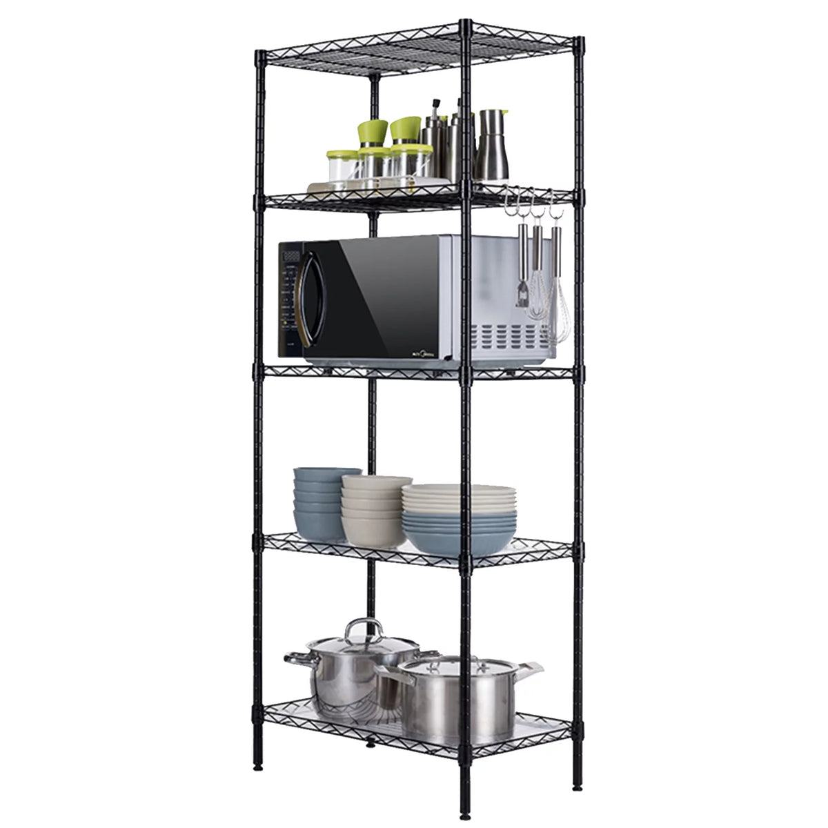 5 Tier Wire Shelf Unit H46461