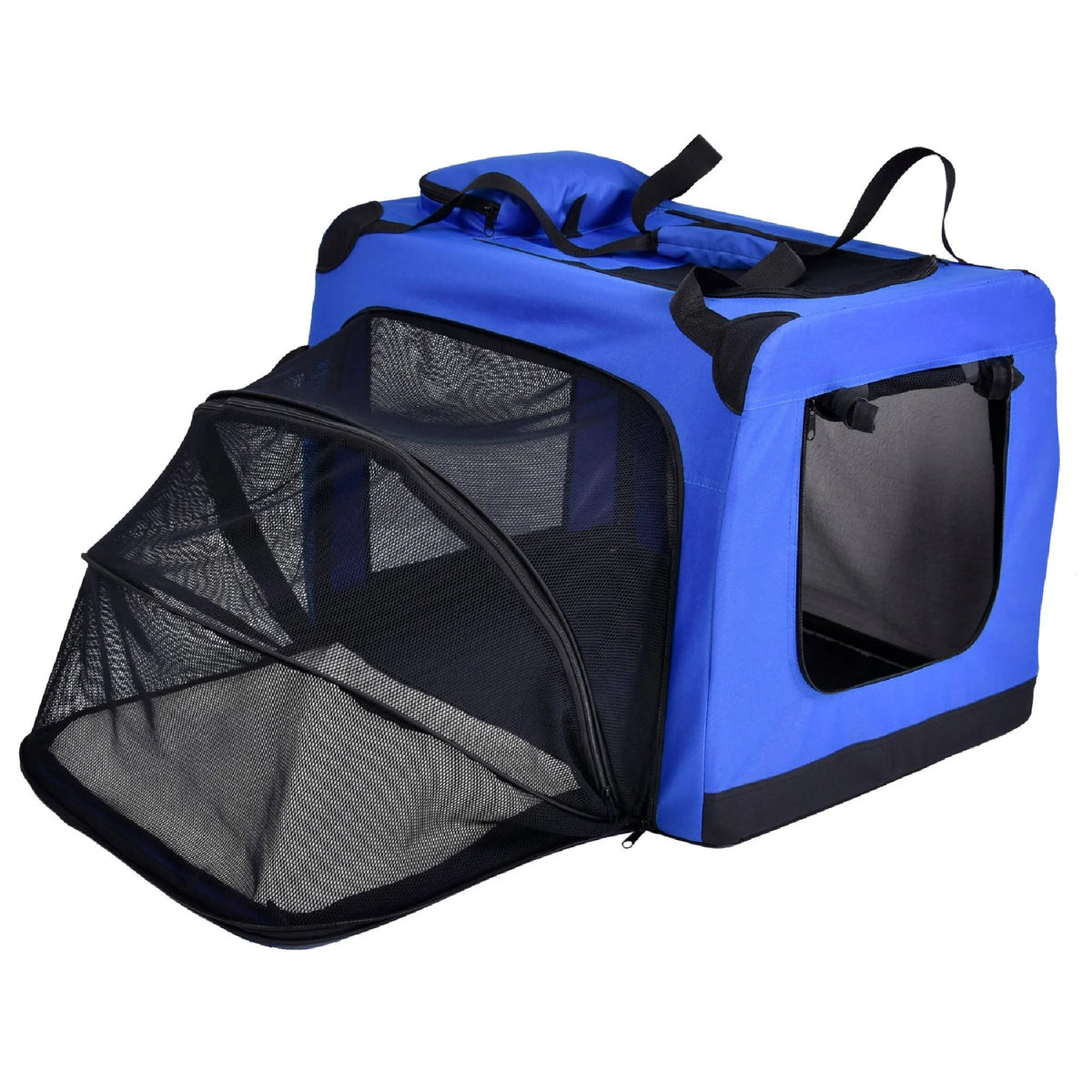 Metal Framed Soft-Folding Collapsible Pet Dog Crate L449648