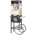 Black 12 oz Popcorn Machine with Cart K42942