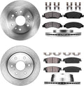330mm Front + 345mm Rear Brake Rotors + Ceramic Pads + Clips G10181