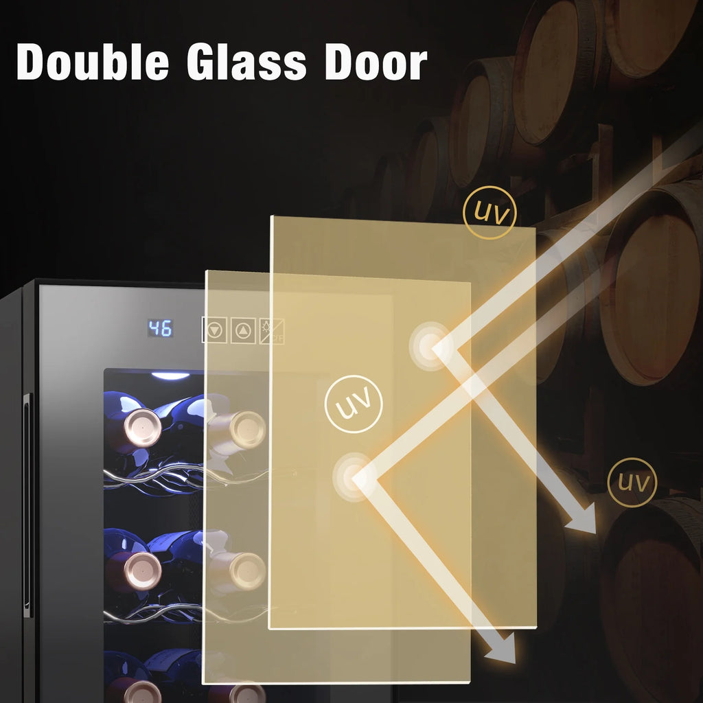 6 Bottle Wine Cooler with Digital Temperature Control N2315