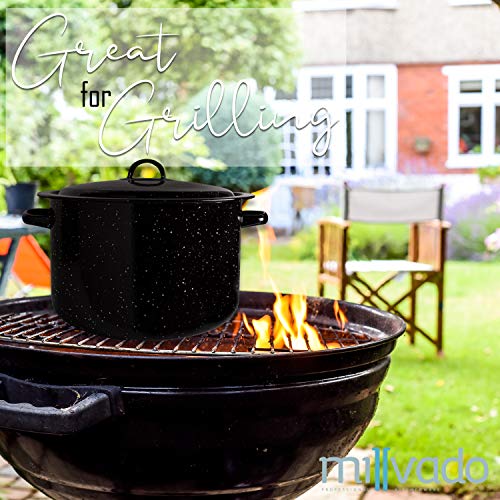 12 Qt Nonstick Enamel Stockpot with Lid K4859