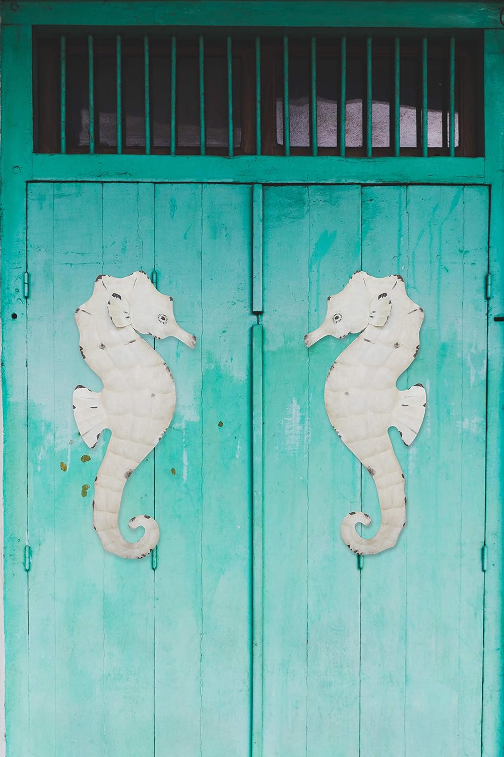Seahorses Metal Beach Wall Decor G9030