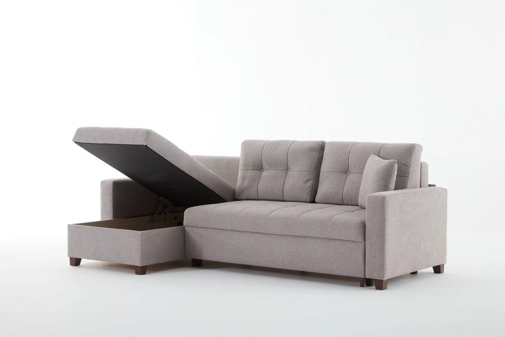102" Queen Sleeper Reversible Sectional with Storage M227