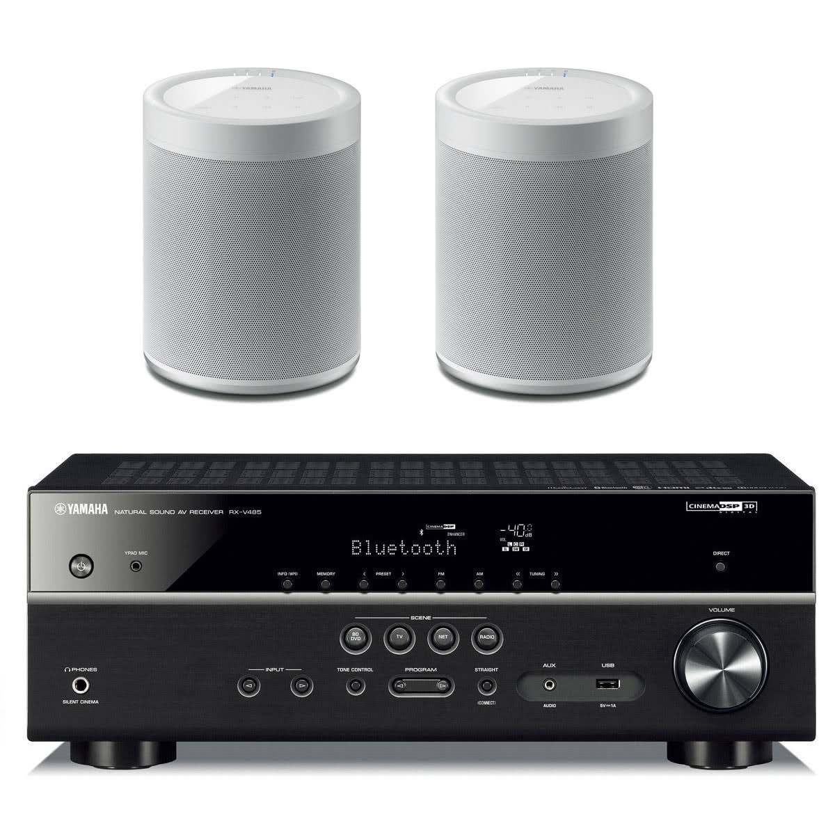 5.1 Channel AV Network Receiver with Wireless Speakers (White) Q6251