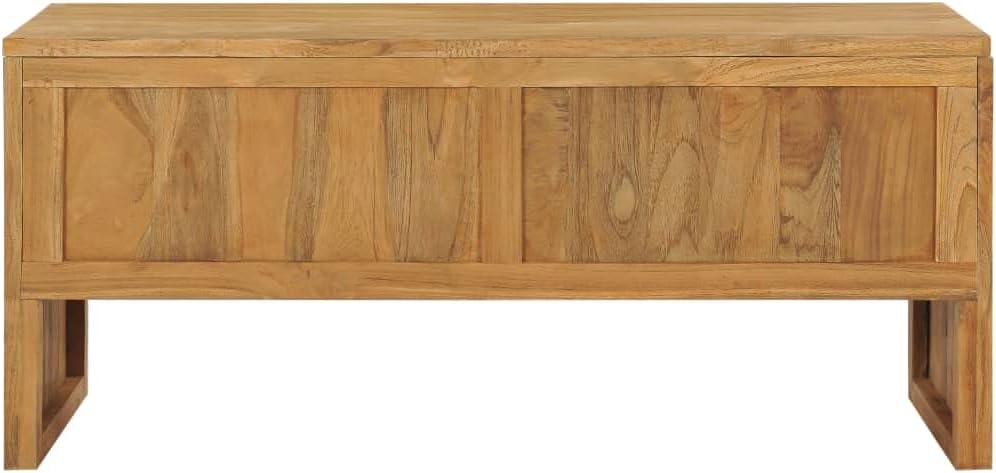 39.4"x13.8"x17.7" Solid Wood Teak TV Stand J3343