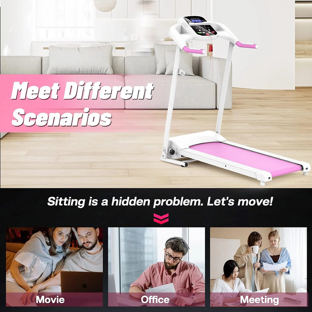 Folding Electric Treadmill K804