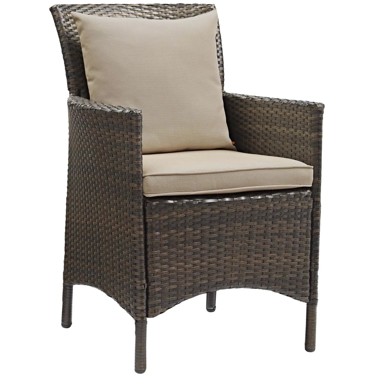 7 Piece Outdoor Patio Wicker Rattan Dining Set W57822