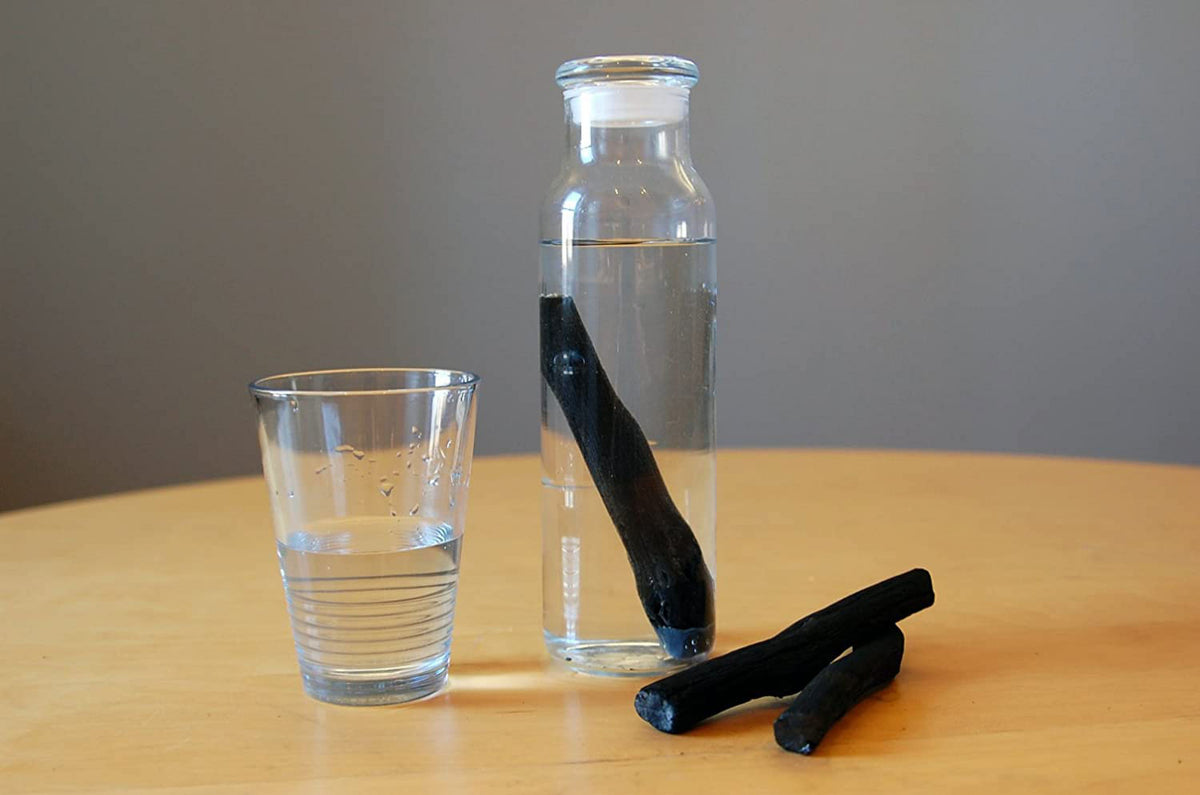 Binchotan Charcoal Water Purifying Sticks, 3 Sticks Y32820