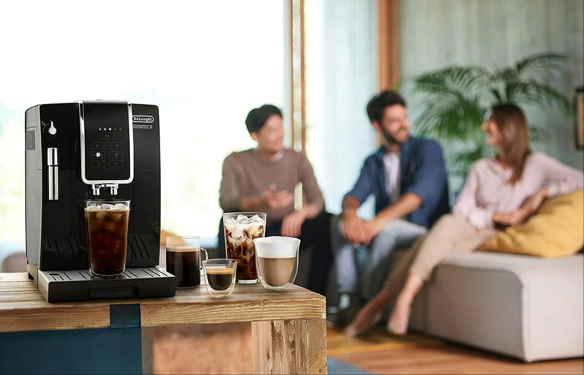 Automatic Espresso Maker with iced-coffee, black N3775