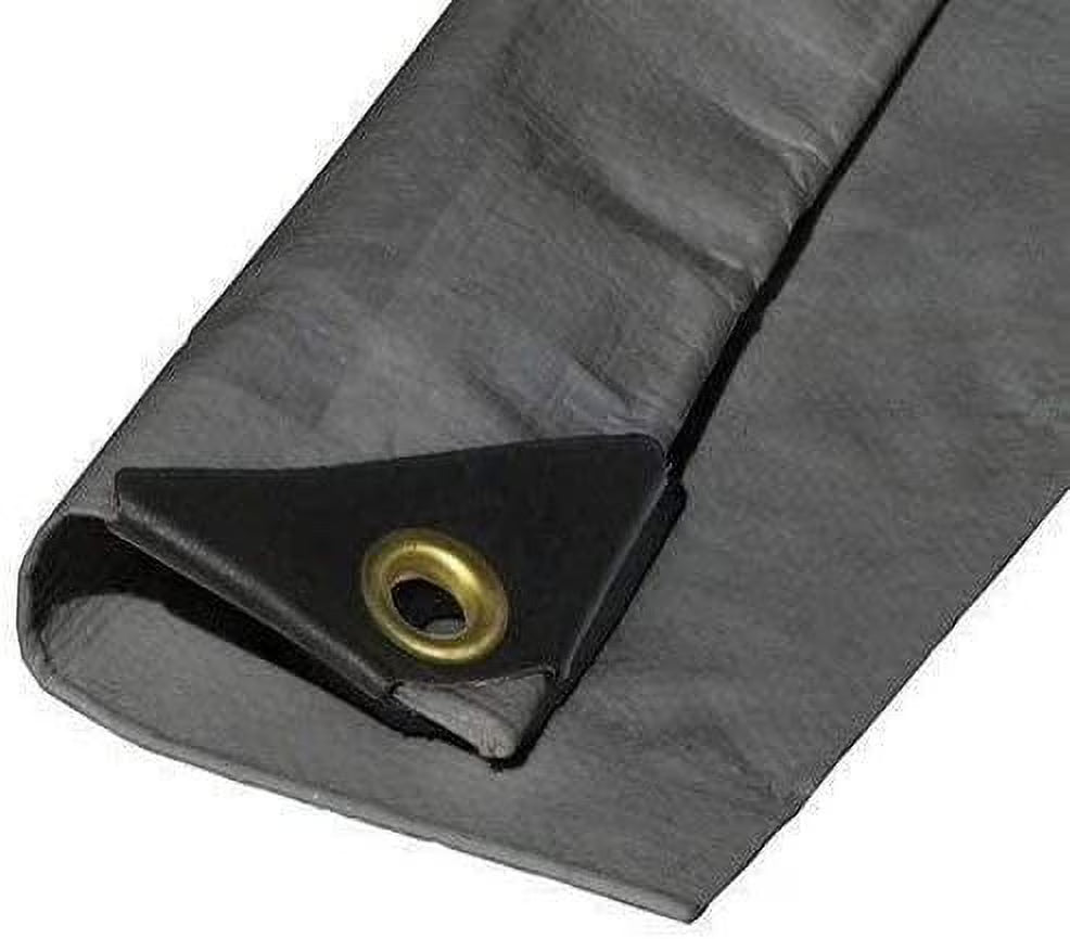 16'X24' Extra Heavy Duty 12 mil Silver Tarp 3 Ply Coated Reinforced Canopy 6 oz 3 Layer N2187