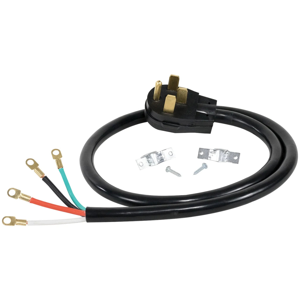 4-Wire Closed-Eyelet 40-Amp Range Cord, 6ft D65590