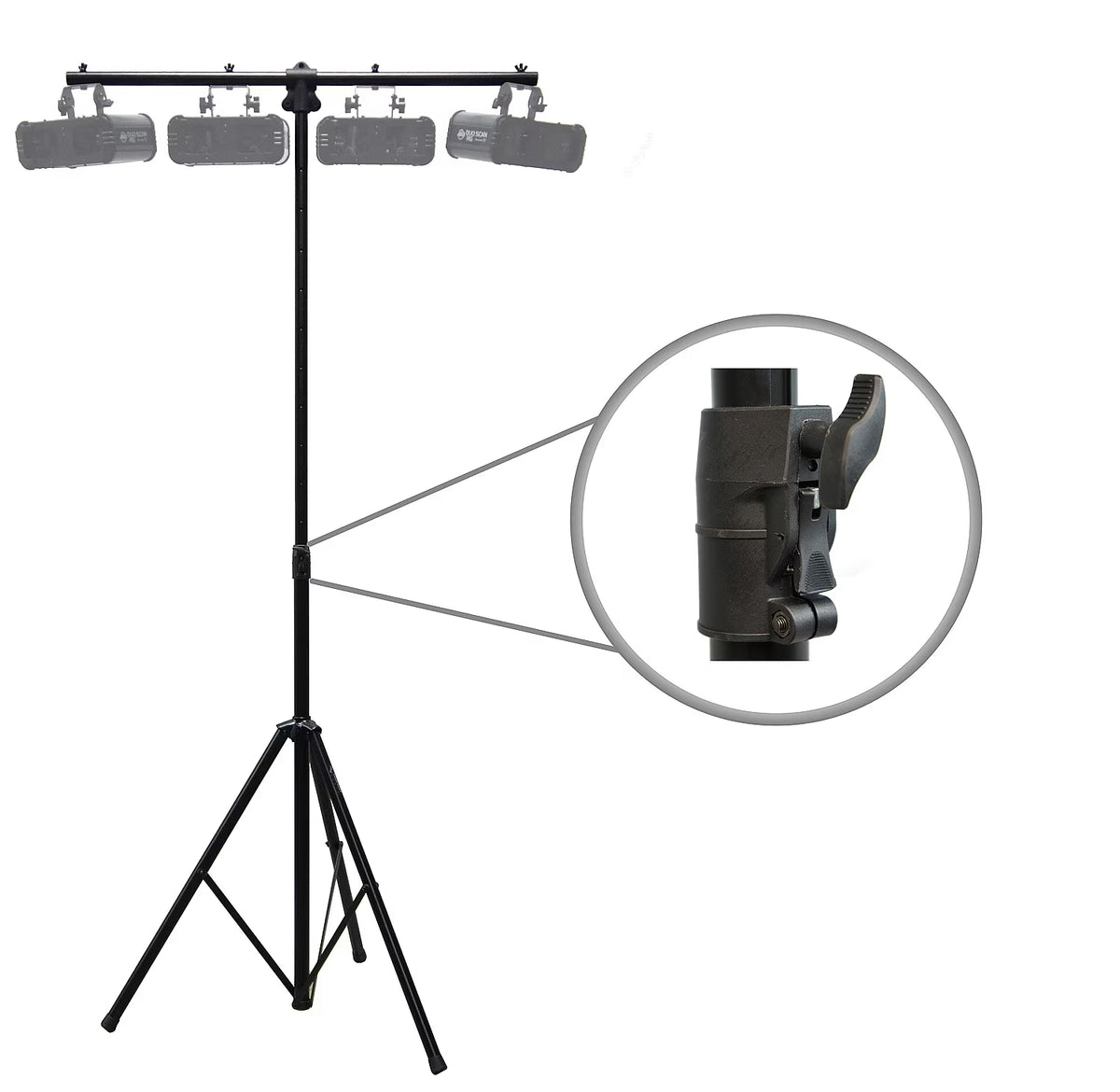 Pro DJ Lighting Tripod & T-Bar Light Stand N152741