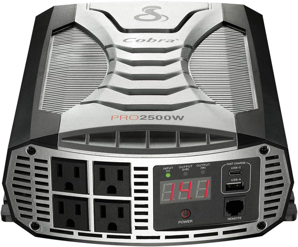 500W Portable Power Inverter with 2 AC Outlets and 2 USB Ports X72556