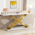 55" Faux Marble Console Table W867