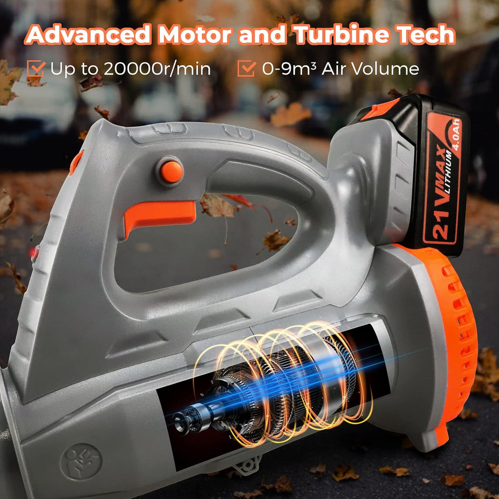 340 CMF 170 MPH Cordless Leaf Blower with 4.0Ah Battery & Charger W2157