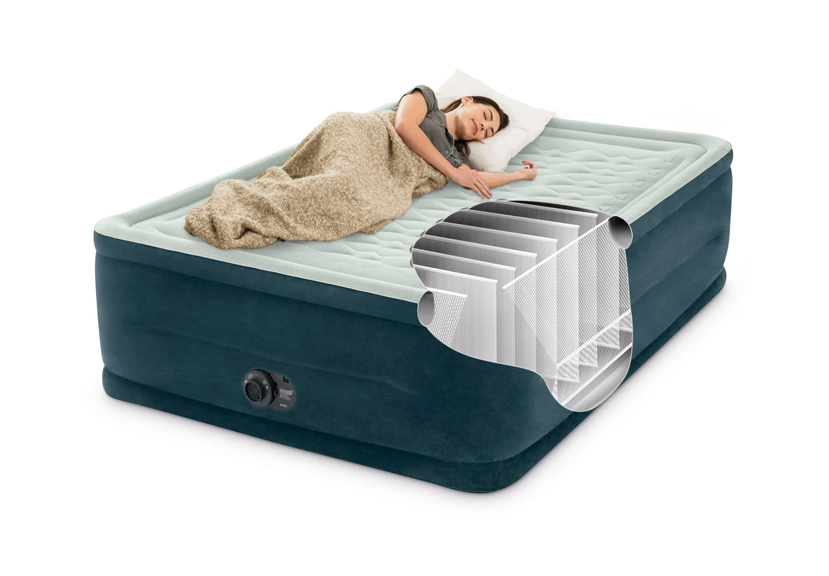 Queen Airbed Mattress with Internal Pump T173035