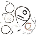 Midnight Black Complete Handlebar Cable Brake Clutch Line Wire Kit C52169